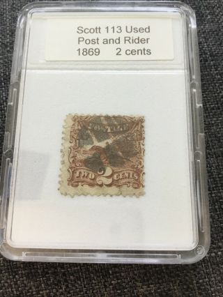 Scott 113 Post Horse & Rider Stamps,  Set Of 10 6
