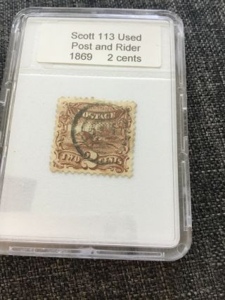 Scott 113 Post Horse & Rider Stamps,  Set Of 10 7