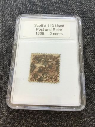 Scott 113 Post Horse & Rider Stamps,  Set Of 10 8