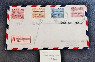 Nystamps British Nauru Stamp Rare Early Cover Paid: $200