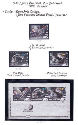 Zealand 2003 All Issues Vfu Sg2562 - Ms2664,  & Unlisted Sheets/booklets - 27scans