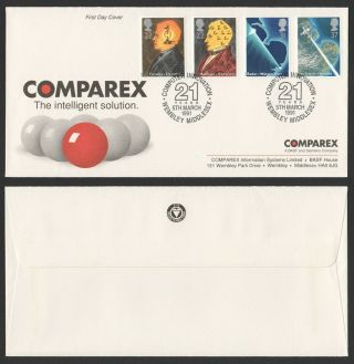1991 Arlington Comparex Computer Innov.  Scientific Achievements Scarce Fdc Cover