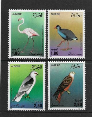 Algeria 1987 Birds Set Of 4 Nh