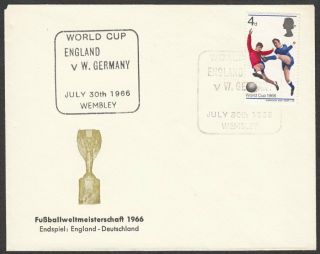 Great Britain,  1966 World Cup Football Final Cover.  Scarce German Cachet