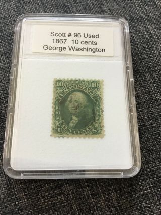 Scott 96 George Washington 10 Cent Stamp
