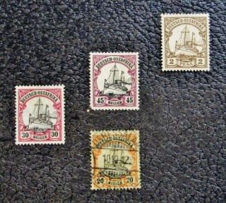 Nystamps German East Africa Stamp 11 // 37 Og H / $30