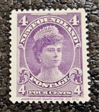 Nystamps Canada Newfoundland Stamp 84 Og H $38