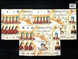== 13x Northern Cyprus 1992 - Mnh - Europa Cept - Columbus,  Map -