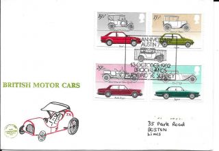 1982 Cars On Scarce Philcovers Fdc