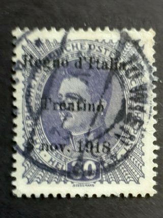 Italy/austria Scarce Old Overprinted Stamp As Per Photo.  Very