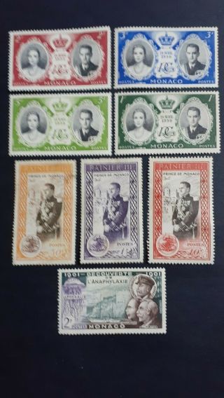 Monaco Old Mnh Stamps As Per Photo.  1.  Very