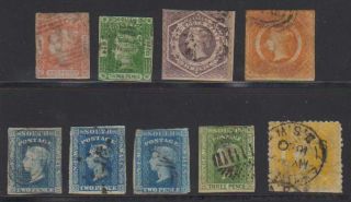 A5185: 19th C South Wales Stamp Lot; Cv $2645