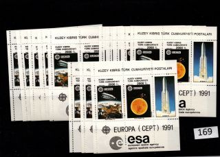 /// 13x Turkish Cyprus - Mnh - Europa Cept 1991 - Space - Spaceships