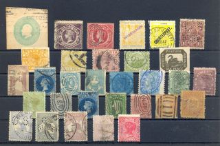 Australia States Etc.  31 Stamps - Unsorted Lot - - F/vf
