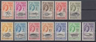 Tristan Da Cunha 1961 Sg 42 - 54 Mnh,  Marine Life,  Shark,  Whale,  Very Fine