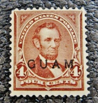Nystamps Us Guam Stamp 4 Og H $125