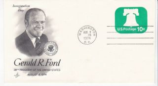 Gerald R.  Ford Inauguration Day Washington Dc August 9 1974 Art Craft