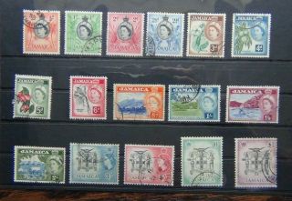 Jamaica 1956 - 1958 Set To £1 Fine