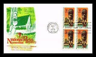 Dr Jim Stamps Us National Parks Centennial Air Mail City Of Refuge Fdc Cover C84