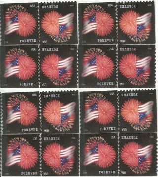 Usa Discount Under F.  V.  Stamps X Postage Lot Unfranked Forever Rate Flag 100pcs