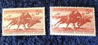 Aboriginal Stockman 1959/64 Sg 327a Unmounted Mnh Cat.  Value £90 In 2016
