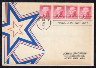 1969 Second Nixon Inauguration - Unknown - Maker Inaugural Cover Pc197
