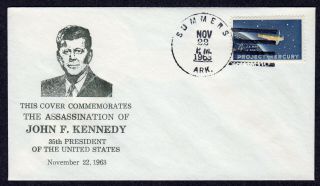 1963 John Kennedy Assassination - Unknown - Maker Political Event Cover Pc194