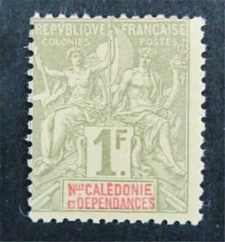 Nystamps French Caledonia Stamp 58 Og H $45