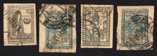 Azerbaijan Ssr 1922 Set Of Stamps Lapin 79 - 84 Cv=95euro
