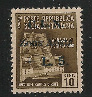 Italy - C.  L.  N.  Zona Aosta L.  5 Never Hinged