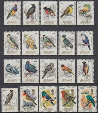 Aitutaki Birds (second Issue) 1984 Set (x20) (id:207/d58525)
