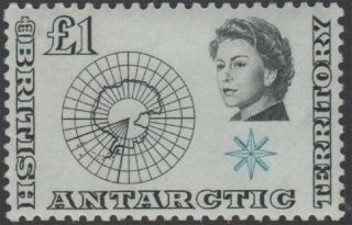 British Antarctic Territory Scott 15 Sg15 Lightly Hinged