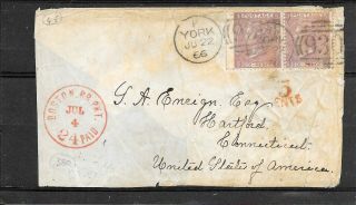 Gb York 1/ - Rate Cover To Usa Tired