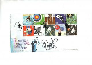 Jessica Ennis “olympic & Paralympic Games” 2012 Signed Gb Fdc