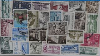 50 Finland Large Format (l129) Stamps