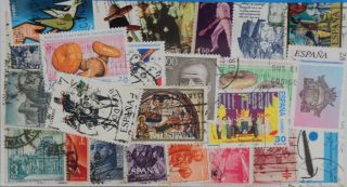 50 Spain Large Format (l303) Stamps