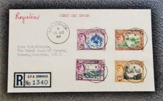 Nystamps British Dominica Stamp Fdc Paid: $150