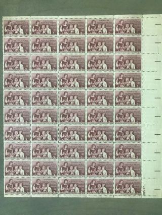 Us Sheet Scott 1093,  3c Stamp Honoring The Teachers In America Sheet Of 50