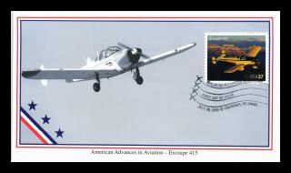 Dr Jim Stamps Us Ercoupe 415 American Advances In Aviation First Day Cover