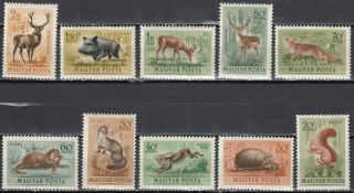 Hungaria Magyar Wildlife Stamps Mnh