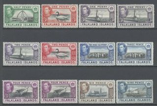 Falkland Islands 1938 - 1941 1/2d - 9d George Vi Scenes Selection Mint/mnh £63