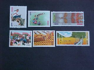 China Prc Sc 1181 - 86,  Paintings From Fuhsien County T3 Nh W/og