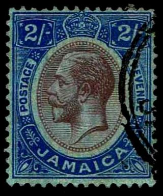 1919 Jamaica 69 King George V Watermark 3 - - Vf - Cv$23.  10 (esp 3516)