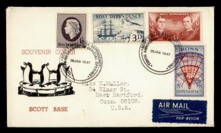 Dr Who 1967 Ross Dependency Scott Base Antarctica Penguin Air Mail C131012