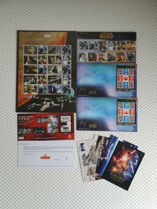 Star Wars - Royal Mail - Stamps - Presentation Pack,  Heroes Villains & Day Cover