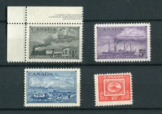 Canada Kgvi 1951 Stamp Centenary Sg436/9 Mnh