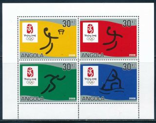 Angola - Beijing Olympic Games Sports Sheet (2008)