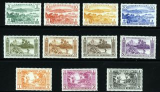 Hebrides 1957 French Issue Full Pictorial Set Sg F96 To Sg F106