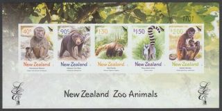 Zealand 2004 Zoo Animals Limited Edition M/s (id:bl25)