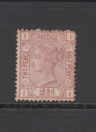 Gb Qv 2.  1/2d Rosy Mauve Sg141 Plate 11 " Ii " No Gum / 1878 Stamp